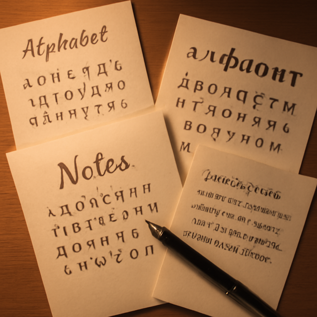 Alphabets slave comparaison polonais ukrainien russe