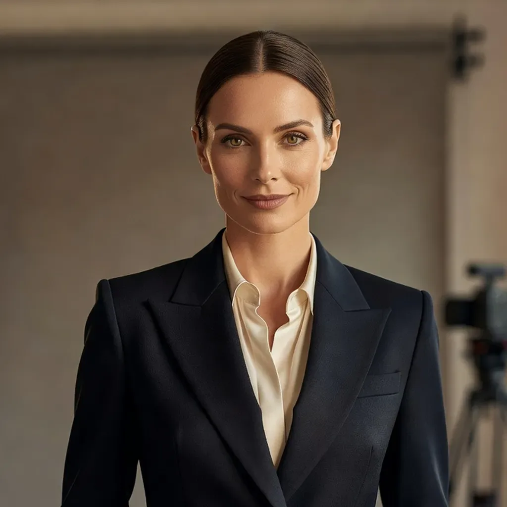 Portrait de Katarzyna Malinowska, styliste mode polonaise, dans un showroom parisien