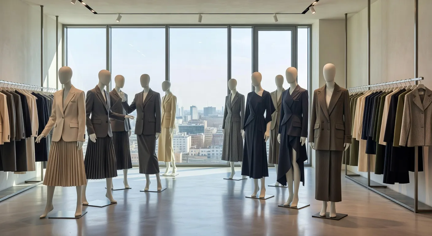Showroom mode polonaise Reserved Varsovie design moderne mannequins