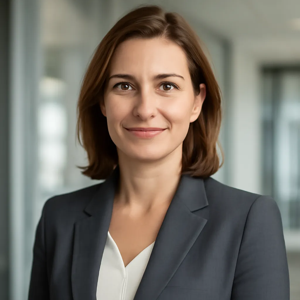 Agnieszka Dąbrowska, responsable export, en contexte d'entrepôt logistique