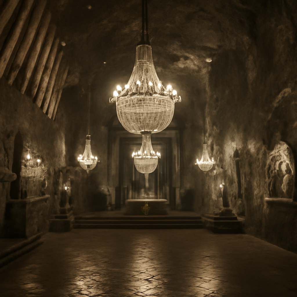 Mine de sel de Wieliczka chapelle souterraine