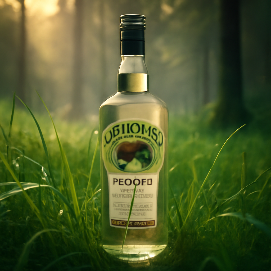 Żubrówka vodka polonaise herbe de bison