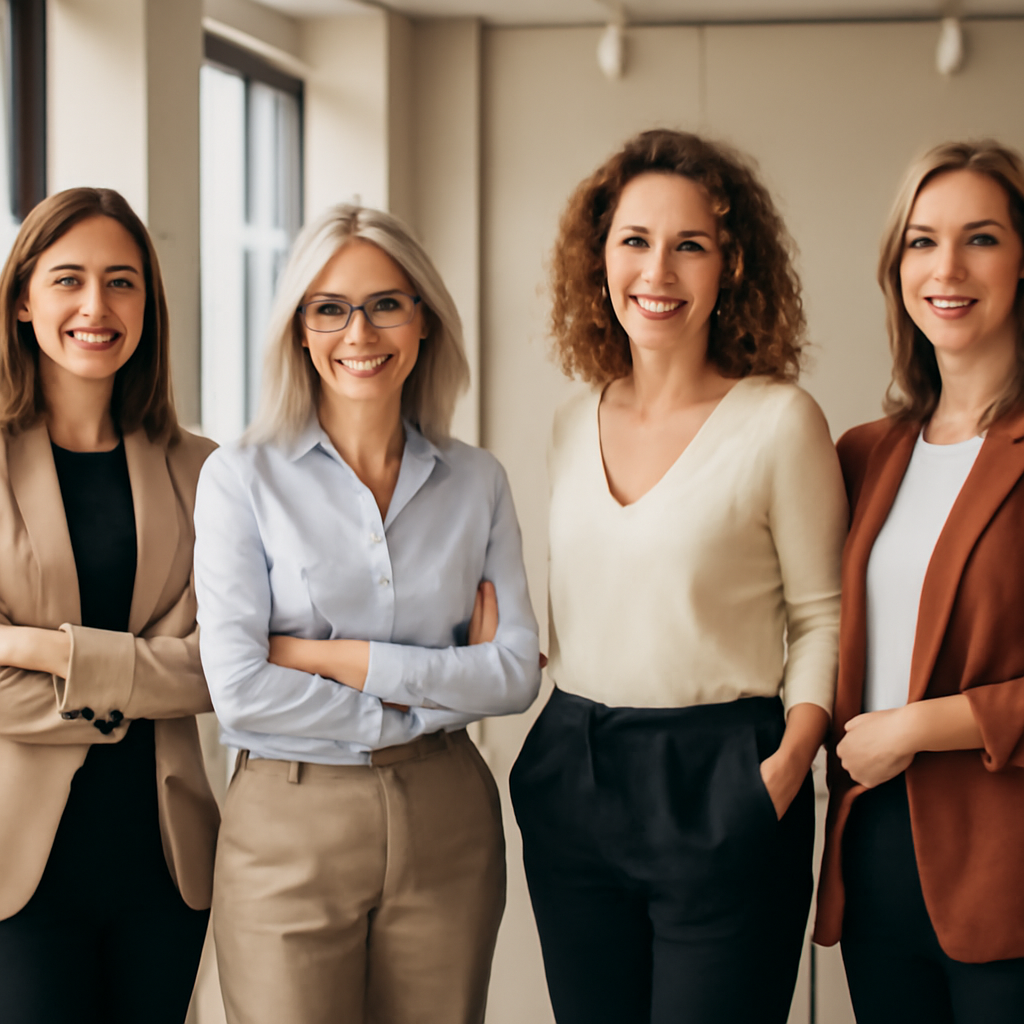 Femmes polonaises professionnelles modernes